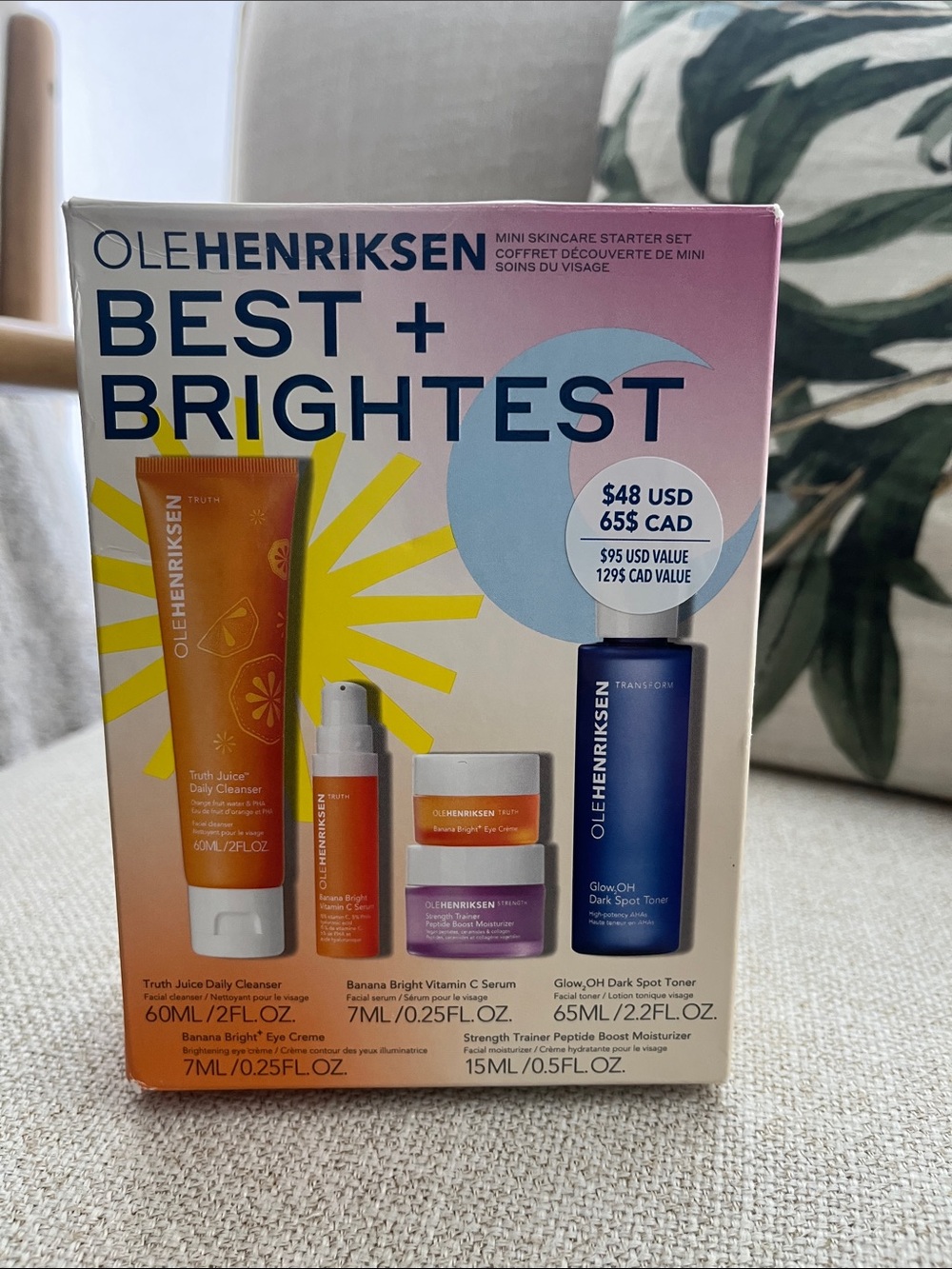 Ole Henriksen Best + Brightest Mini Skincare Set - 5 products- New and sealed